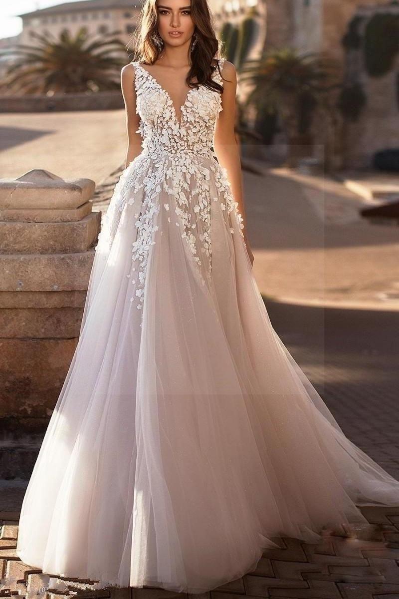 Robe De Mariée Bohème Romantique Chic ...